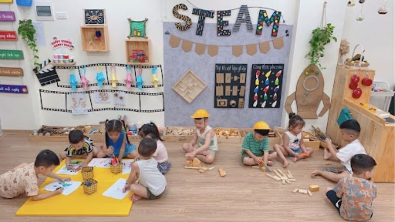Ngày hội sáng tạo: Trải nghiệm nghệ thuật đầy màu sắc tại Mầm non Tú Sơn