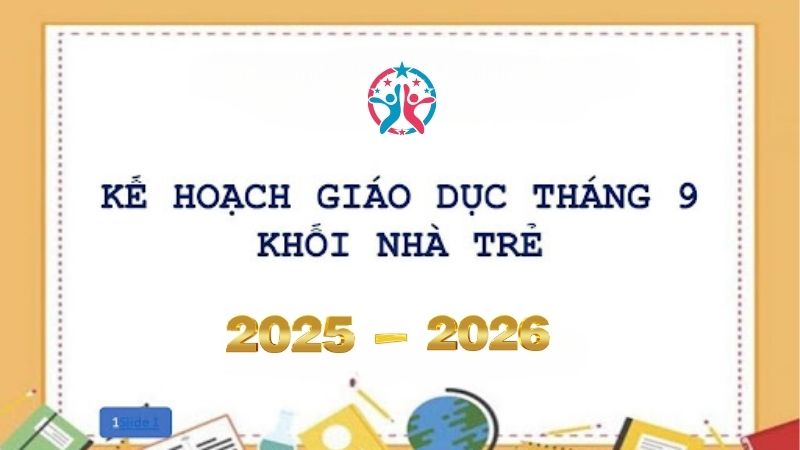 Lịch hoạt động tháng 9/2025 – Trường Mầm non Tú Sơn