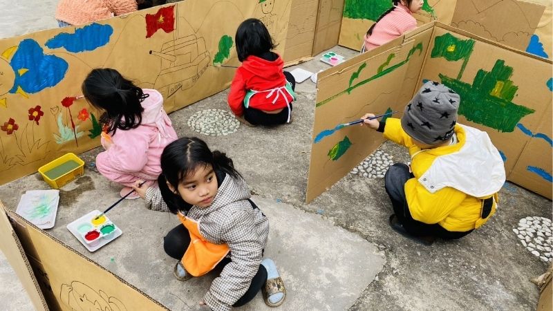 Ý tưởng giáo dục và bài giảng tại Trường Mầm non Tú Sơn